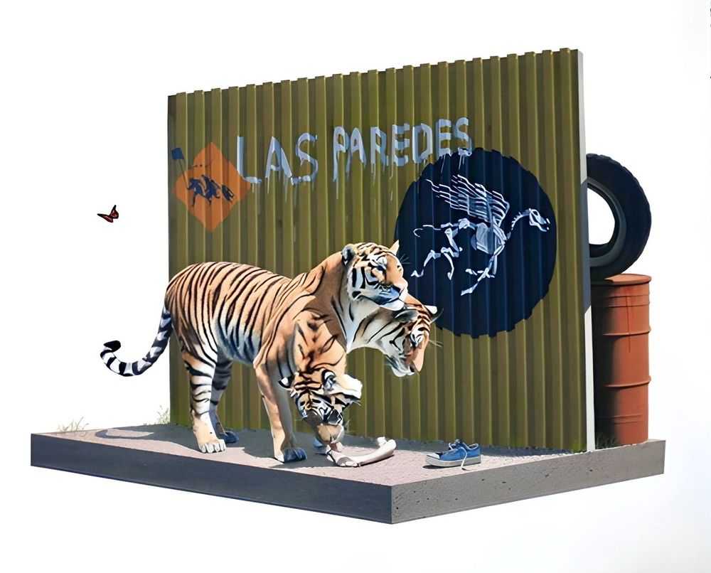 Josh Keyes, ‘The Cerberus Project’, 05-05-2011, Print, Giclee Print, null, 