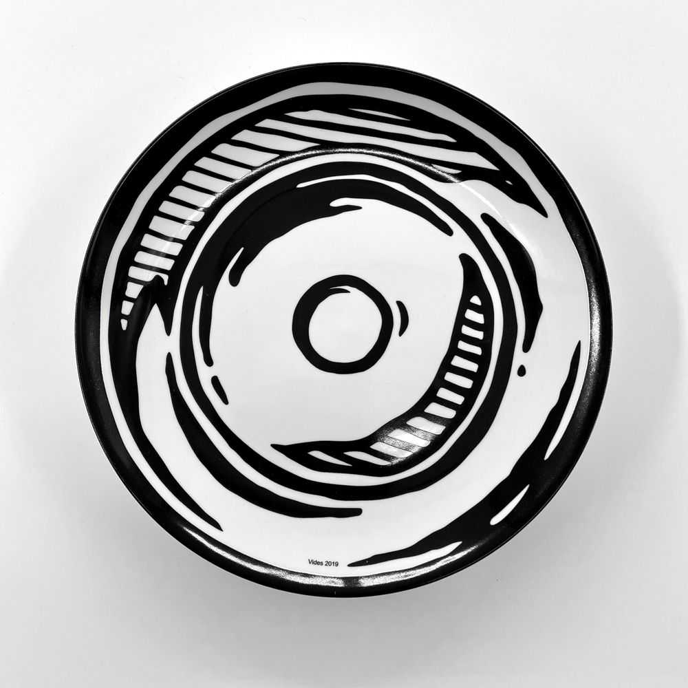 Joshua Vides, ‘Reality to Idea Ceramic Breakfast Plate’, 2019, Sculpture, Ceramic, null, 