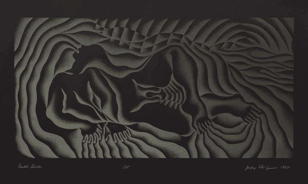 Judy Chicago, ‘Earth Birth’, 1985, Print, Serigraph on black Arches paper, null, Numbered, Dated