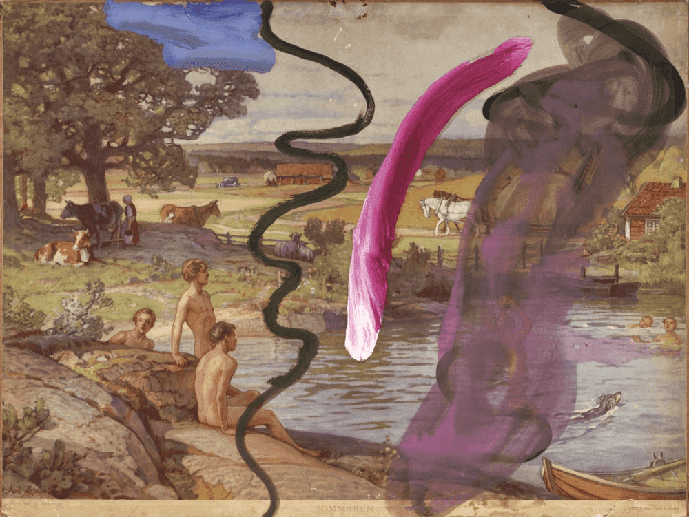 Julian Schnabel, ‘Sommaren’, 2016, Print, Carbon print on fibre paper, mounted on board, Geuer & Geuer Art, Numbered, Dated