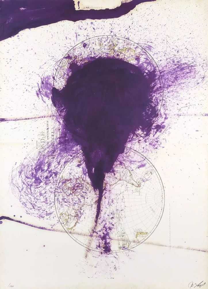 Julian Schnabel, ‘The Fall Of Tyll’, 2020, Print, Archival pigment print on 310gsm Fabriano Artistico cotton rag paper, Taschen, Numbered
