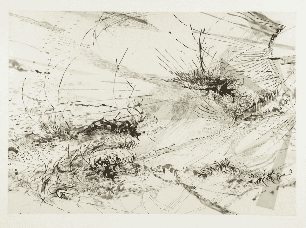 Julie Mehretu, ‘Diffraction’, 2005, Print, Sugar-lift and aquatint w/soft-ground etching, hard-ground etching and engraving, null, 