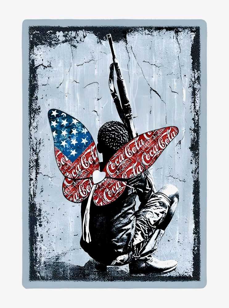 K Guy, ‘A Wing And A Prayer (Coke Edition)’, 17-10-2013, Print, Screen Print, Souled Out Studios, Numbered