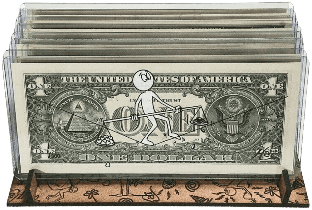 Kai, ‘Exchange Rate (8 Bill Set)’, 23-05-2019, Print, TW Graphic Ink on Cotton Fiber Paper, Self-released, Numbered