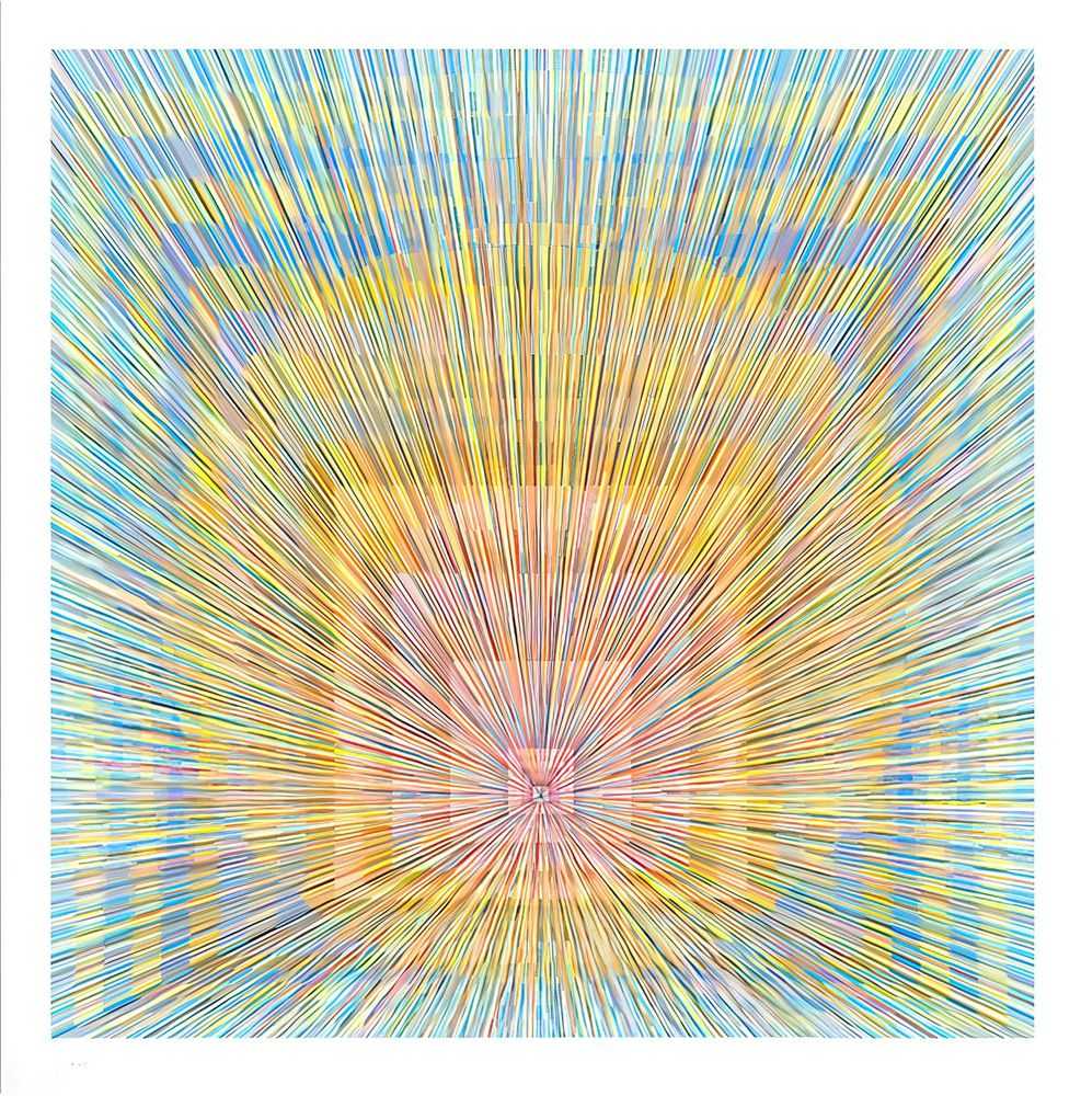 Kai & Sunny, ‘Brighter Days’, 12-05-2018, Print, Hand pulled 5 colour screenprint on 100% cotton somerset satin 310gsm, Jonathan LeVine Gallery, Numbered