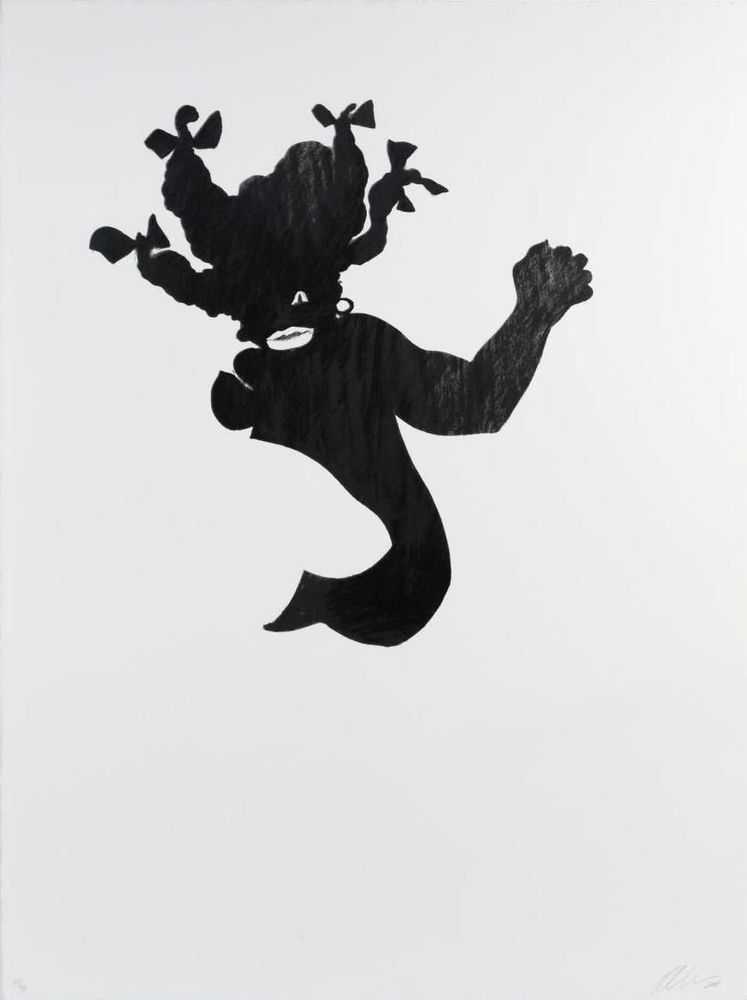 Kara Walker, ‘Untitled (Art For Life)’, 2011, Print, Lithograph on paper, Art for Life, Numbered, Dated