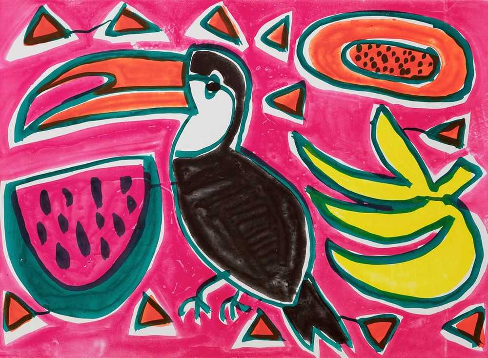 Katherine Bernhardt, ‘Merengue’, 06-04-2017, Print, Five colour lithographic print on Somerset Velvet 300gsm, Counter Editions, Numbered, Dated
