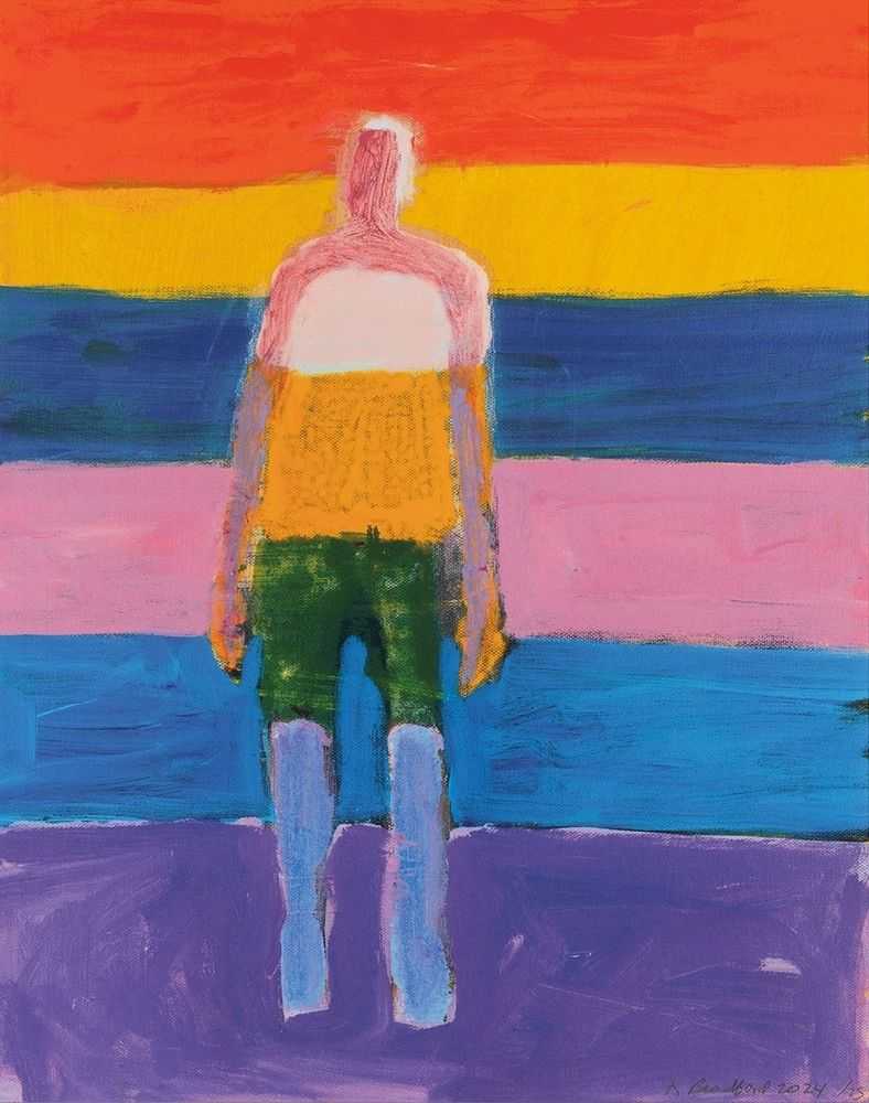 Katherine Bradford, ‘Person with Colors’, 2024, Print, 26 colour screenprint on Somerset 410gsm Tub sized Satin Radiant White, Counter Editions, Numbered