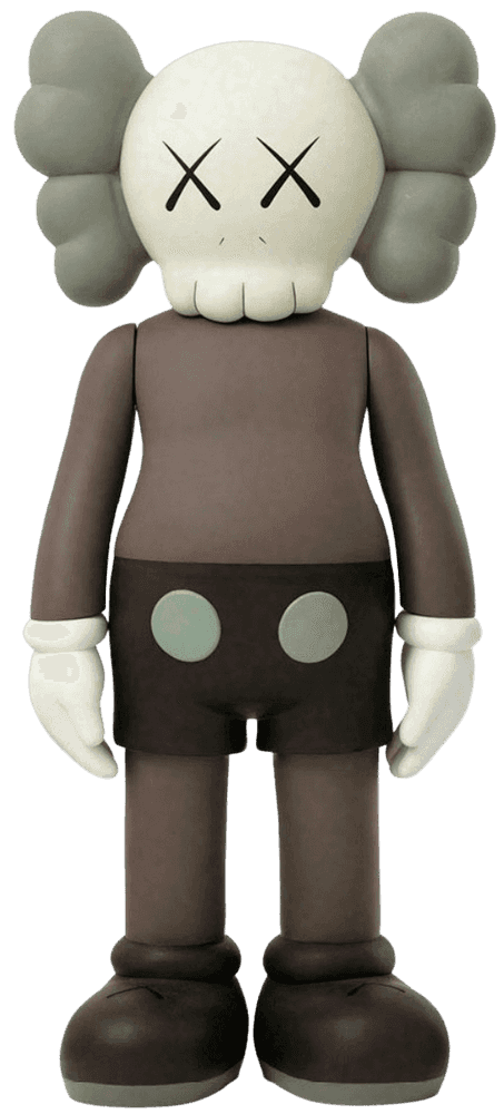 Kaws, ‘5YL Companion (2016 Brown)’, 2016, Sculpture, Painted cast vinyl, Kawsone, 