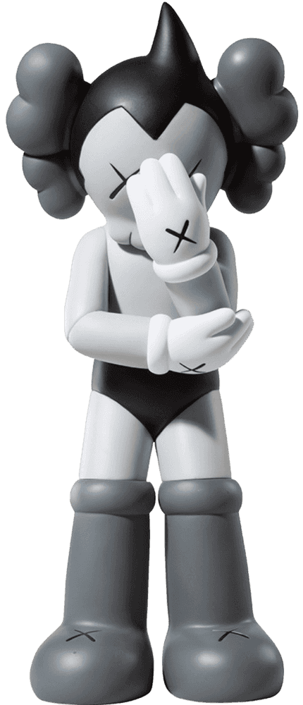 Kaws, ‘Astro Boy (Grey)’, 15-04-2020, Sculpture, Painted cast vinyl, Kawsone, 