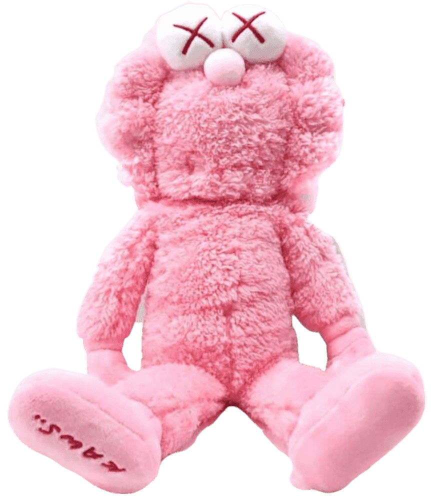 Kaws, ‘BFF Plush (Pink)’, 2001, Sculpture, Soft plush fabric, Kawsone, Numbered