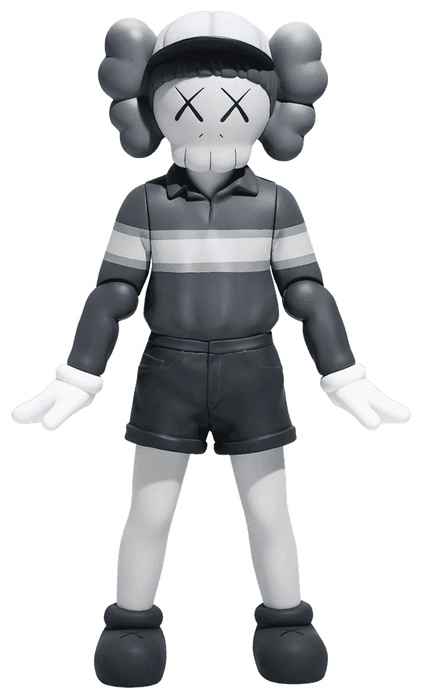 Kaws, ‘Chul-Su Figure (Monotone)’, 2025, Sculpture, Vinyl, DDT Store, 