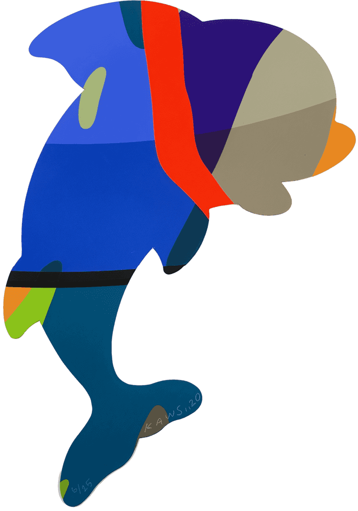 Kaws, ‘Dolphin’, 15-04-2020, Print, Screenprint, Self-released, Numbered