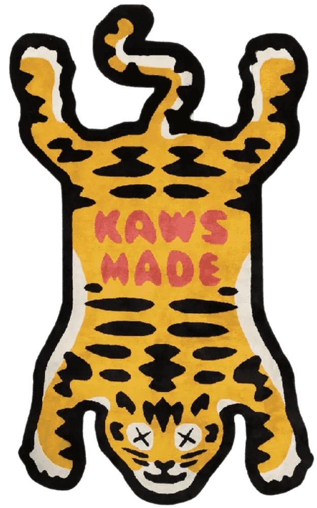 Kaws, ‘KAWS x Human Made Tiger Silk Rug’, 29-04-2022, Collectible, 100% silk rug, Human Made, 