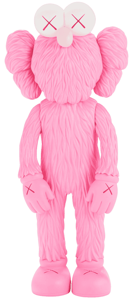 Kaws, ‘Kaws BFF (Pink)’, 2018, Sculpture, Painted cast vinyl, MOMA, 