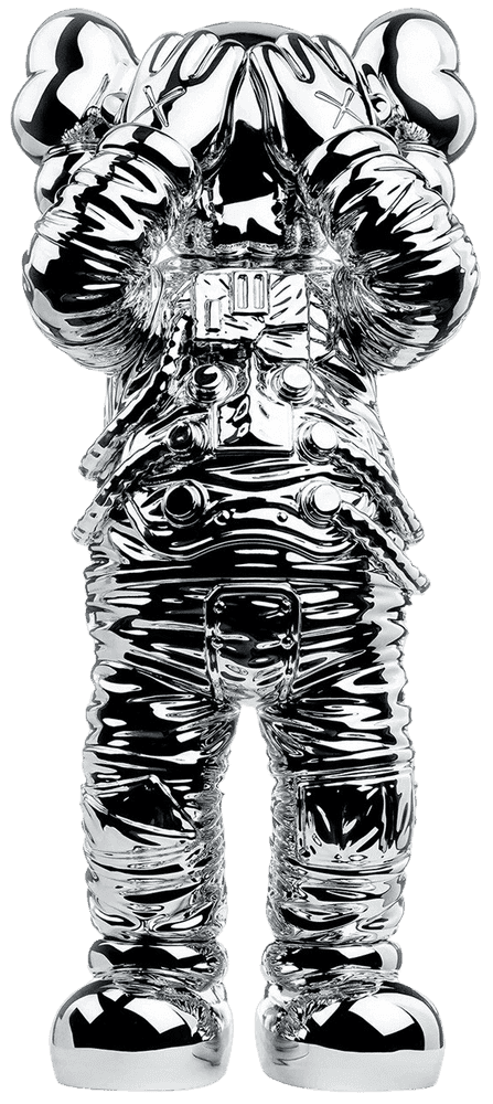 Kaws, ‘Kaws: Holiday Space (Silver)’, 2020, Sculpture, Polyurethane, DDT, 