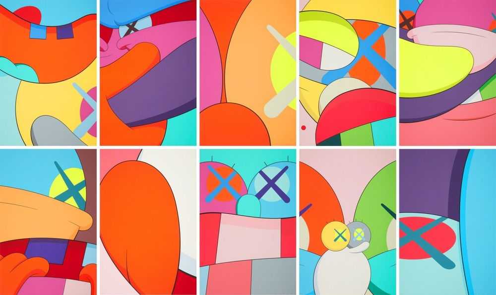 Kaws, ‘No Reply (Portfolio)’, 2015, Print, 10 screenprints in colours, on wove paper, Pace Gallery, Numbered, Dated