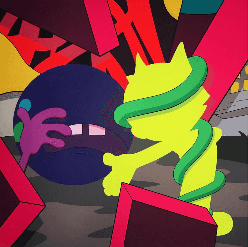 Kaws, ‘Presenting The Past’, 2014, Print, Screenprint on Saunders Waterford 425gm HP Hi White, Kawsone, Numbered, Dated