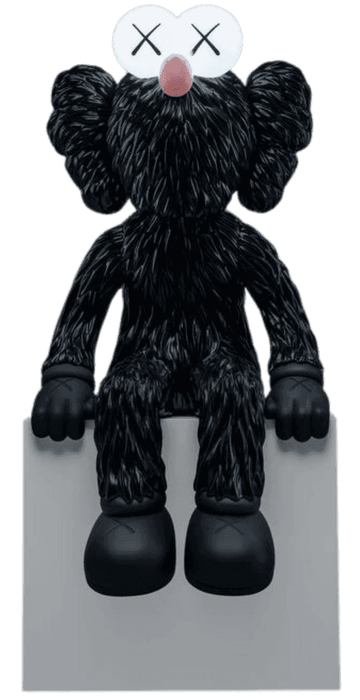 Kaws, ‘Seeing (Black)’, 2020, Sculpture, Alloy, ceramic, LED light and mixed media, DDT, Numbered