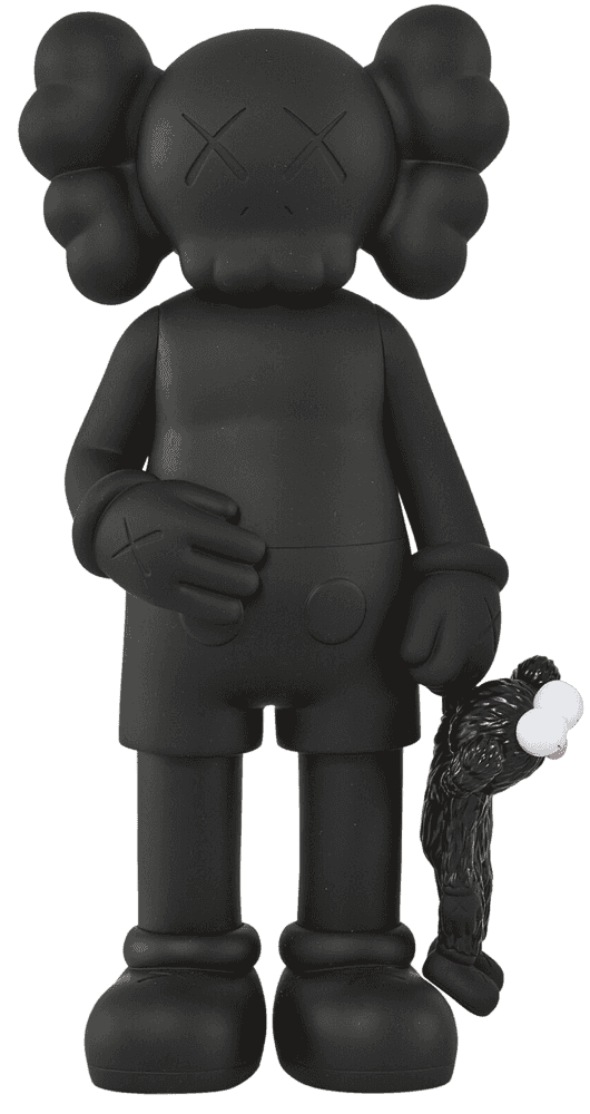 Kaws, ‘Share (Black)’, 2020, Sculpture, Painted cast vinyl, Kawsone, 