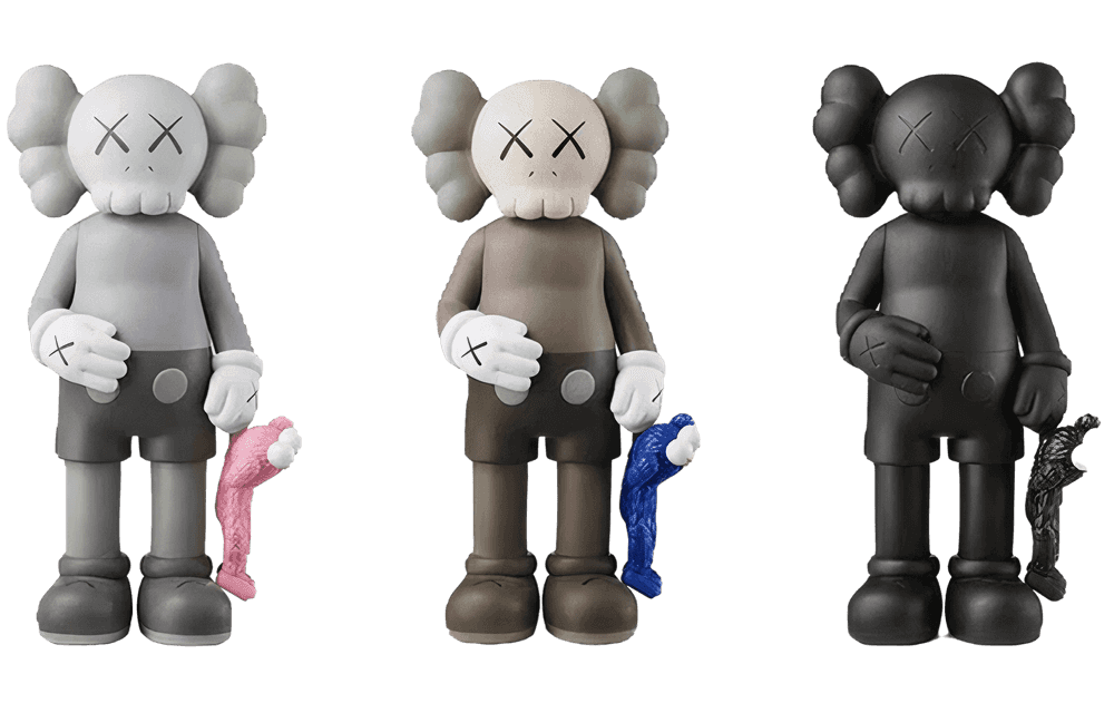 Kaws, ‘Share (Set of 3)’, 2020, Sculpture, Painted cast vinyl, Kawsone, 