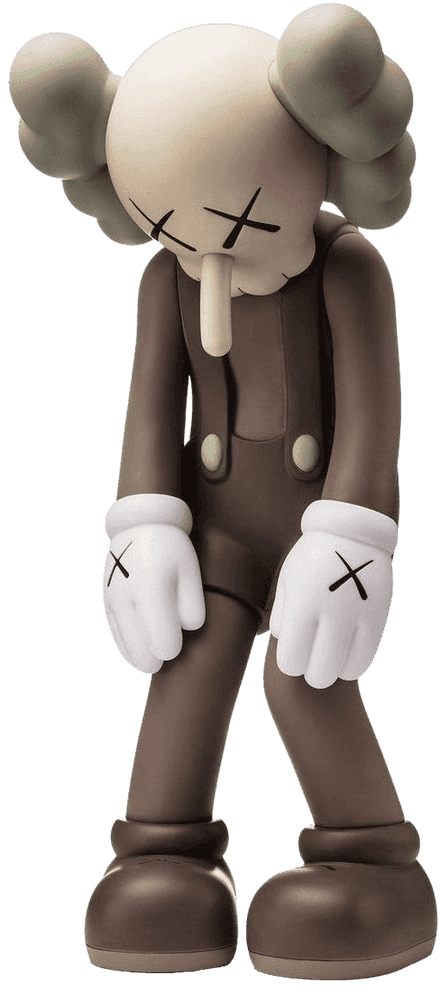 Kaws, ‘Small Lie (Brown)’, 2017, Sculpture, Painted cast vinyl, Kawsone, 