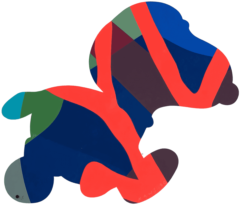 Kaws, ‘Snoopy Running’, 15-04-2020, Print, Screenprint, Self-released, Numbered