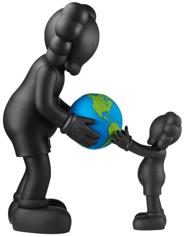 Kaws, ‘The Promise (Black)’, 22-11-2022, Sculpture, Painted cast vinyl, Kawsone, 