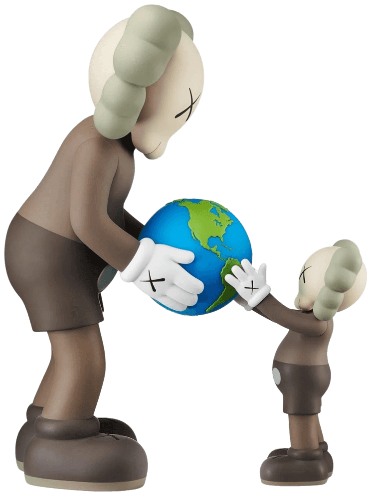 Kaws, ‘The Promise (Brown)’, 22-11-2022, Sculpture, Painted cast vinyl, Kawsone, 