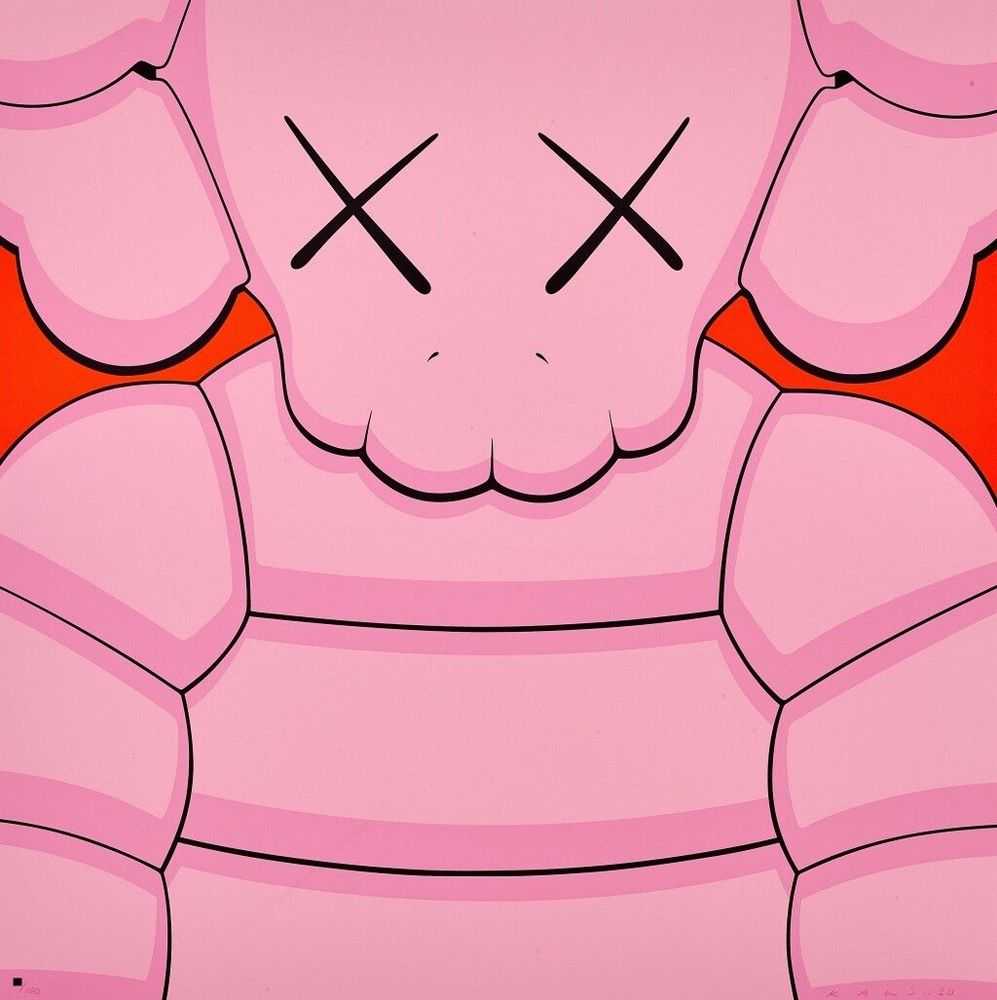 Kaws, ‘What Party (Light Pink)’, 2020, Print, Screenprint on Saunders Waterford 425gm HP hi white, Kawsone, Numbered, Dated