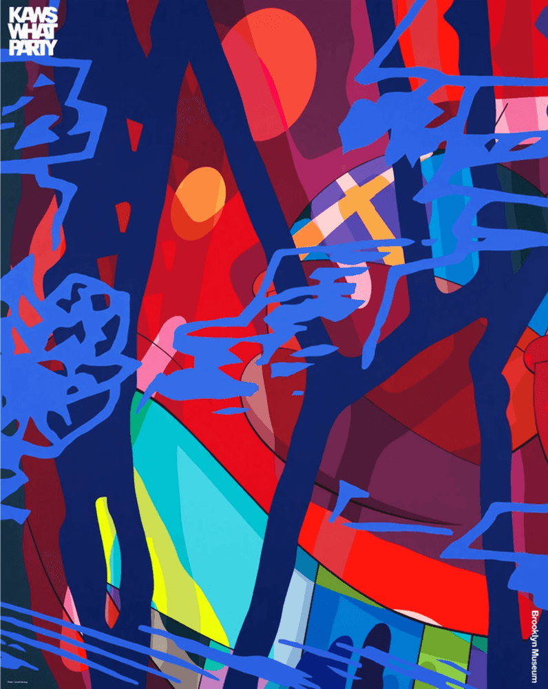 Kaws, ‘What Party:Score Years’, 26-02-2021, Print, Screenprint on satin poster paper, Brooklyn Museum, 