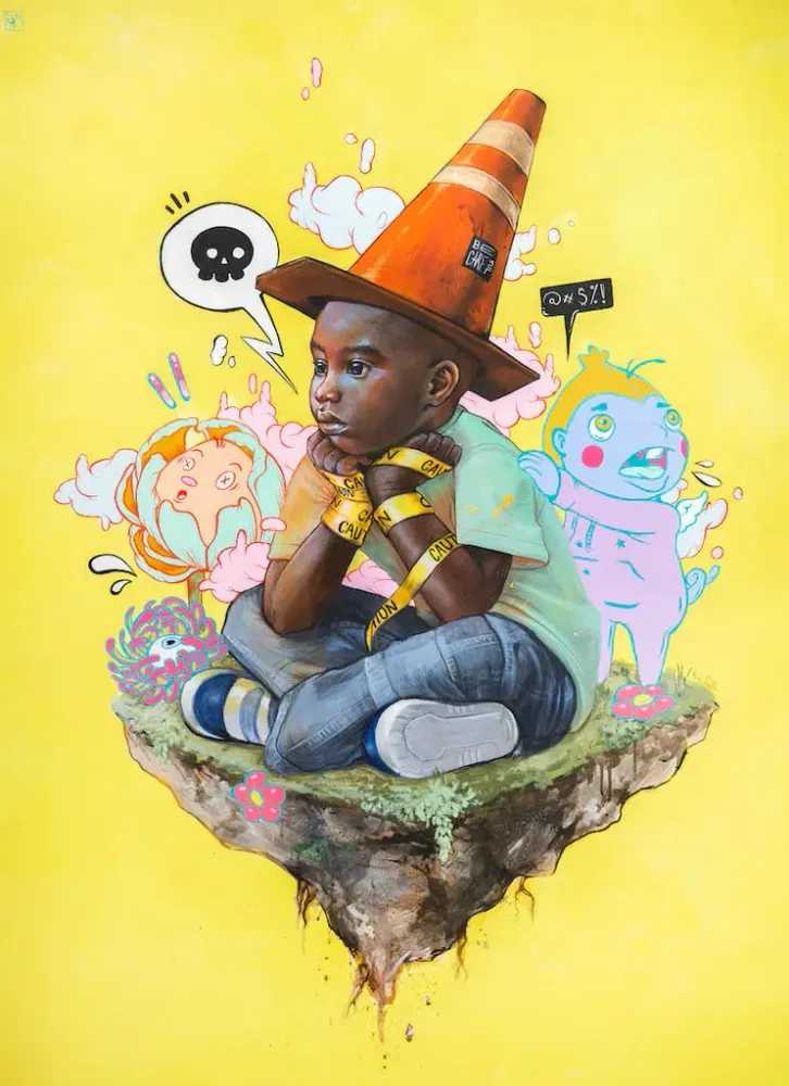 Kayla Mahaffey, ‘Safety First’, 2019, Print, Archival Print, Line Dot Editions, Numbered