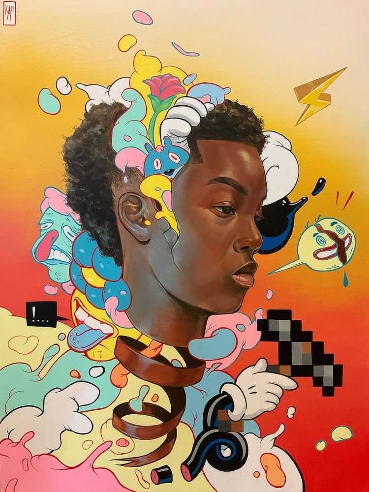 Kayla Mahaffey, ‘Unwind’, 2020, Print, Fine art print on Signa Smooth 300gsm cotton rag paper with deckled edges, Thinkspace Gallery, Numbered