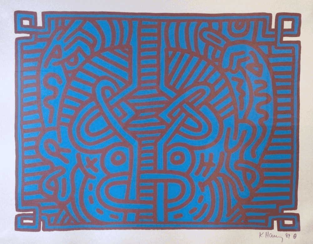 Keith Haring, ‘Chocolate Buddha I’, 1989, Print, Lithograph, null, Numbered, Dated