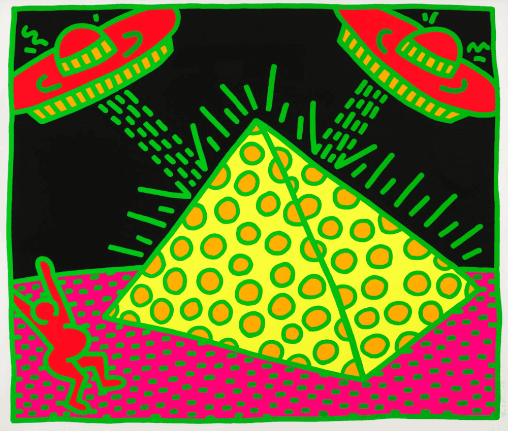 Keith Haring, ‘Fertility Suite II’, 1983, Print, Screenprint in colors on Wove Paper, Tony Shafrazi Gallery, Numbered, Dated