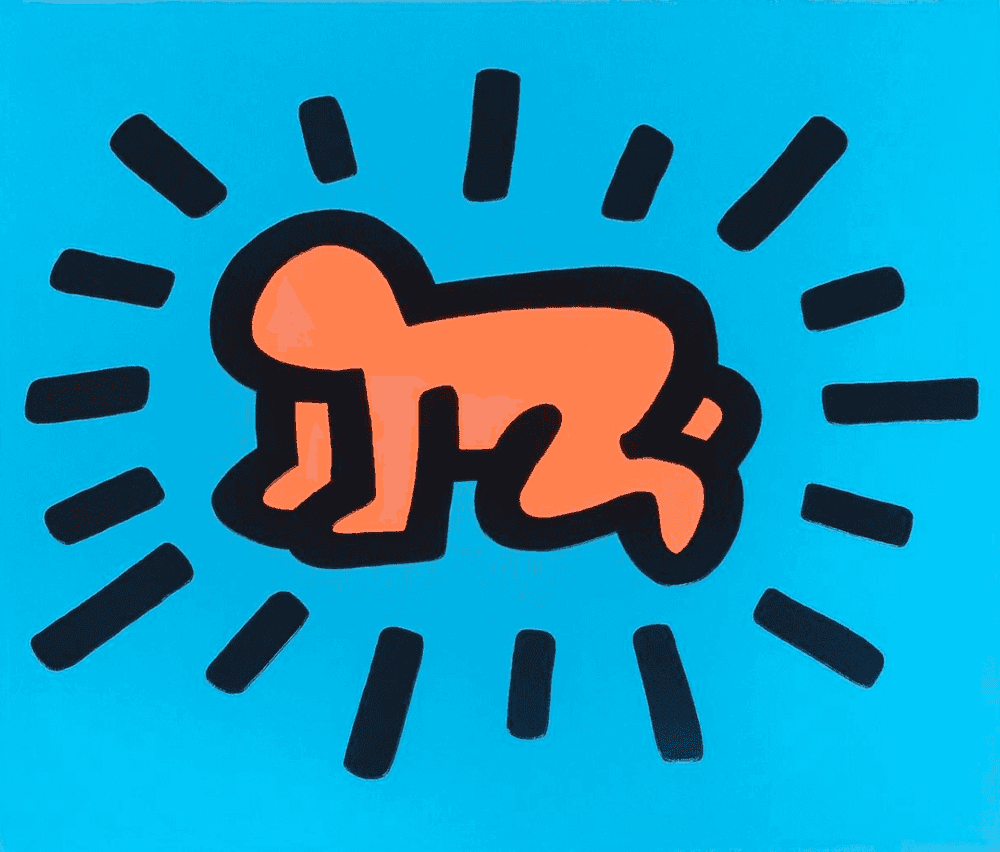 Keith Haring, ‘Icons - Radiant Baby’, 1990, Print, Silkscreen with embossing, null, 