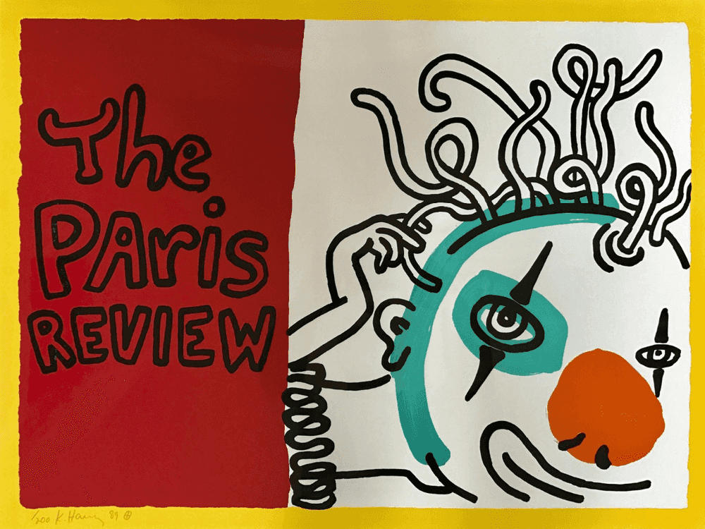 Keith Haring, ‘Paris Review’, 1989, Print, Screenprint, The Paris Review, Numbered, Dated