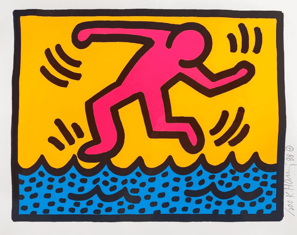 Keith Haring, ‘Pop Shop II - Plate II’, 1987, Print, Silkscreen on paper, Martin Lawrence Limited Editions, Numbered, Dated