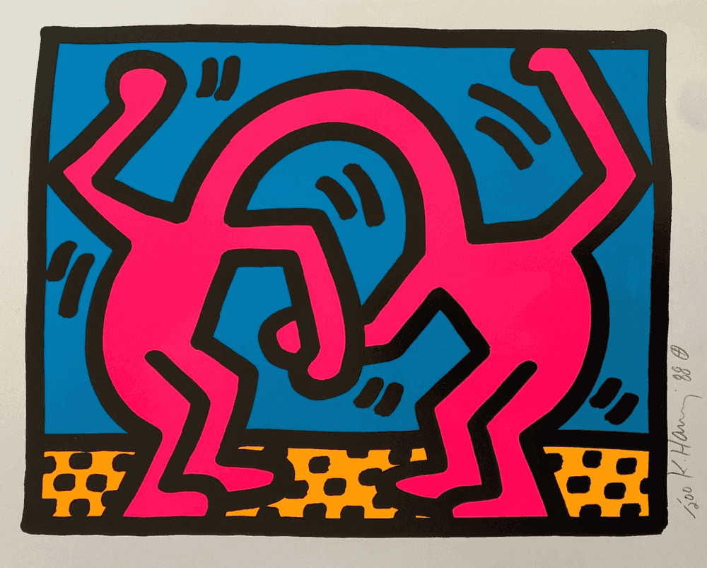 Keith Haring, ‘Pop Shop II - Plate IV’, 1988, Print, Screenprint in colors on Wove Paper, Martin Lawrence Limited Editions, Numbered, Dated