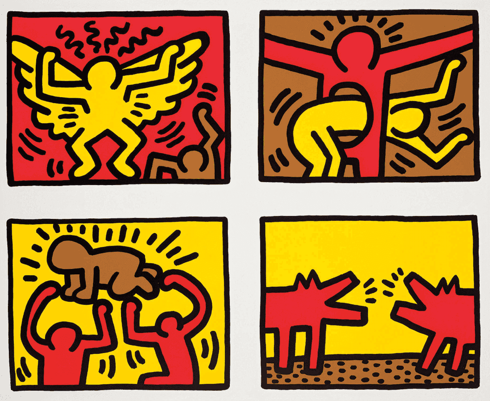 Keith Haring, ‘Pop Shop IV (Complete Set)’, 1989, Print, Screen print, null, 
