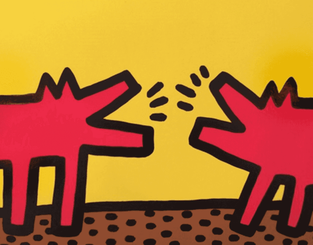 Keith Haring, ‘Pop Shop IV - Plate IV’, 1989, Print, Silkscreen on paper, Martin Lawrence Limited Editions, Dated