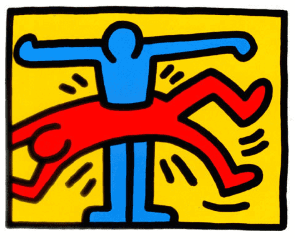 Keith Haring, ‘Pop Shop VI - Plate III’, 1989, Print, Silkscreen, Martin Lawrence Limited Editions, Numbered, Dated