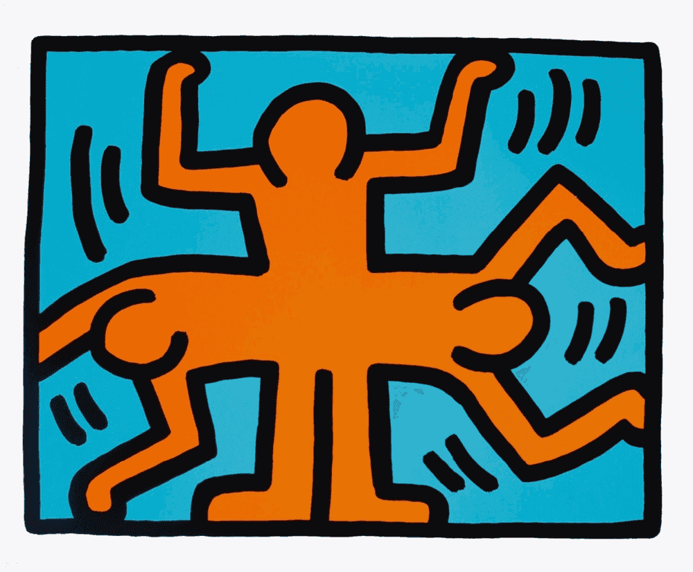 Keith Haring, ‘Pop Shop VI - Plate I’, 1989, Print, Screenprint in colors, Martin Lawrence Limited Editions, Numbered, Dated