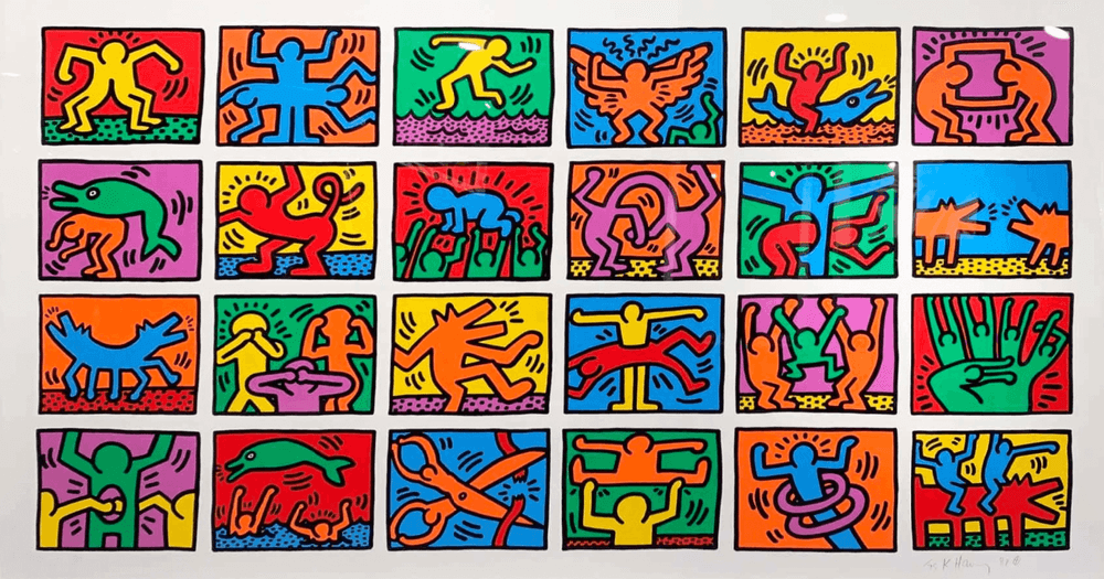 Keith Haring, ‘Retrospect’, 1989, Print, Screenprint in Colours, null, Numbered