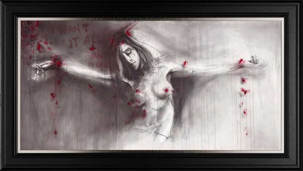 Keith Maiden, ‘Rose’, 2016, Print, Giclee On Canvas, Castle Fine Art, Numbered, Framed
