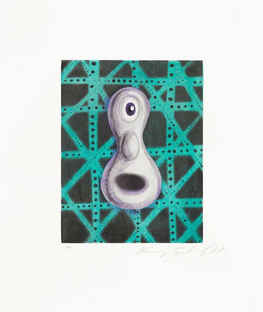 Kenny Scharf, ‘Gordi’, 1998, Print, 3 color etching, Self-released, Numbered