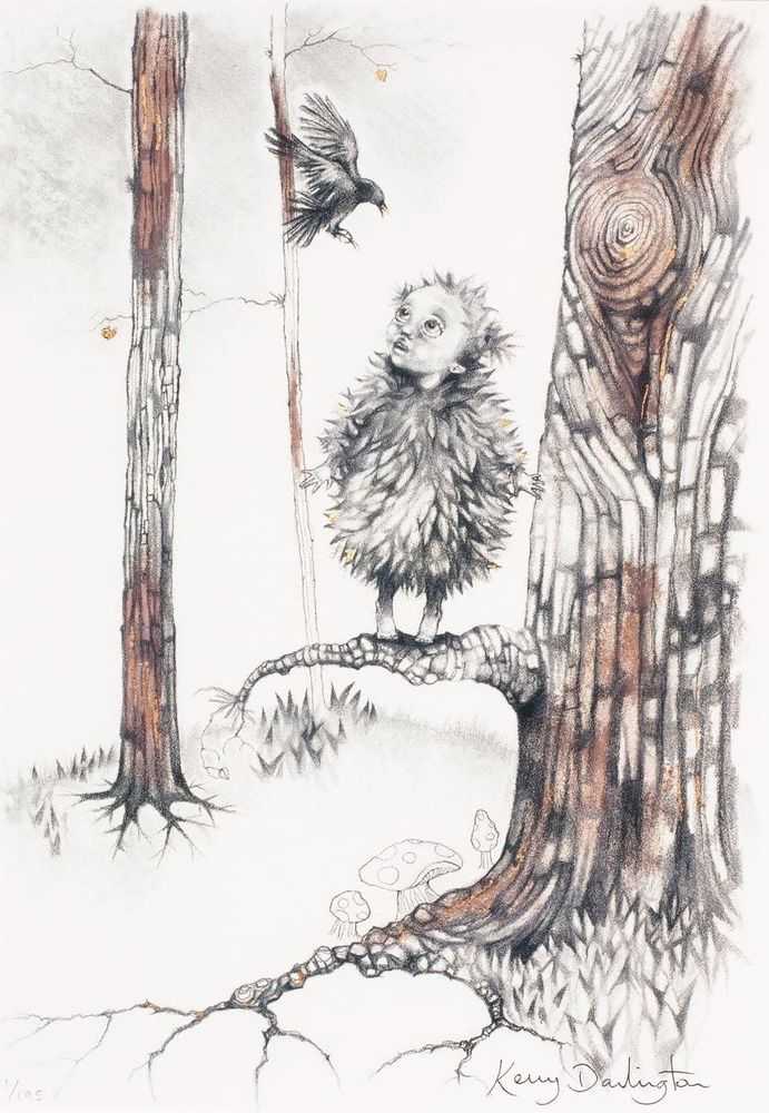 Kerry Darlington, ‘Learning To Fly’, 2015, Print, Hand-signed pencil‑sketch print (Giclée reproduction), null, Framed