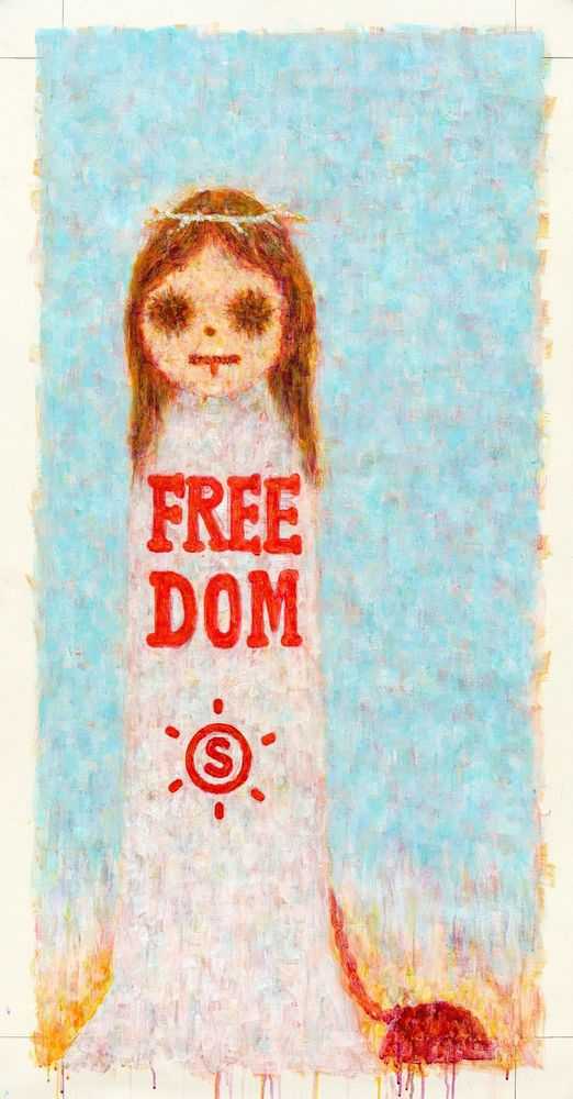 Kila Cheung, ‘I Am Free’, 2023, Print, 24 colour screen print on somerset velvet 300gsm paper, Ojiri Editions, Numbered