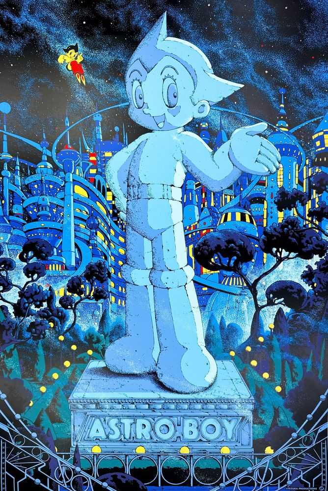 Kilian Eng, ‘Astro Boy’, 2024, Print, 5-color screen print on French Paper Company 100# paper., null, 