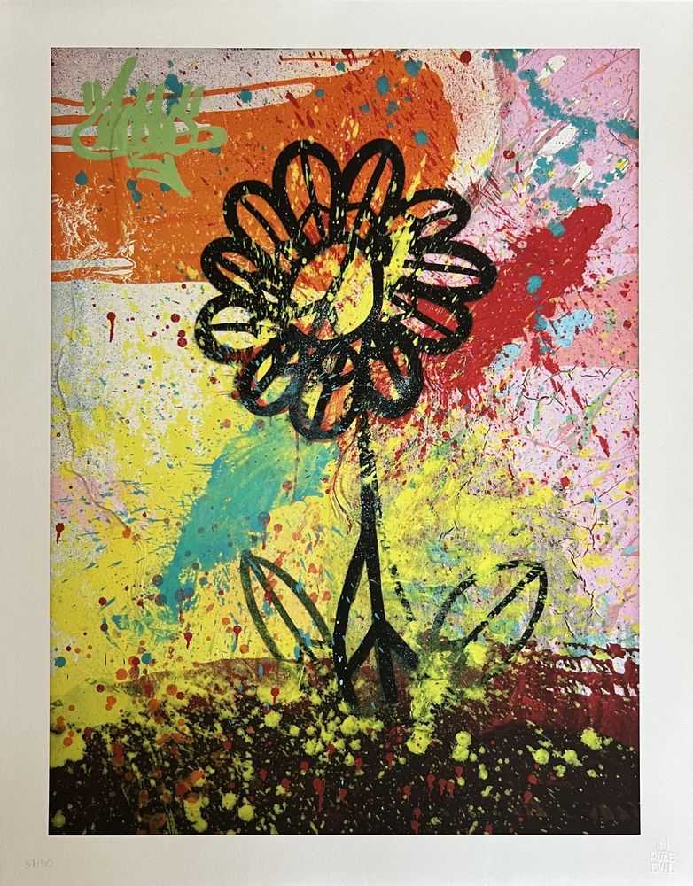 King Robbo, ‘Petal’, 2010, Print, Screen print on paper, Pure Evil, Numbered